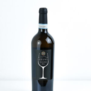 Bottiglia di vino Lacryma Christi del Vesuvio Bianco campano