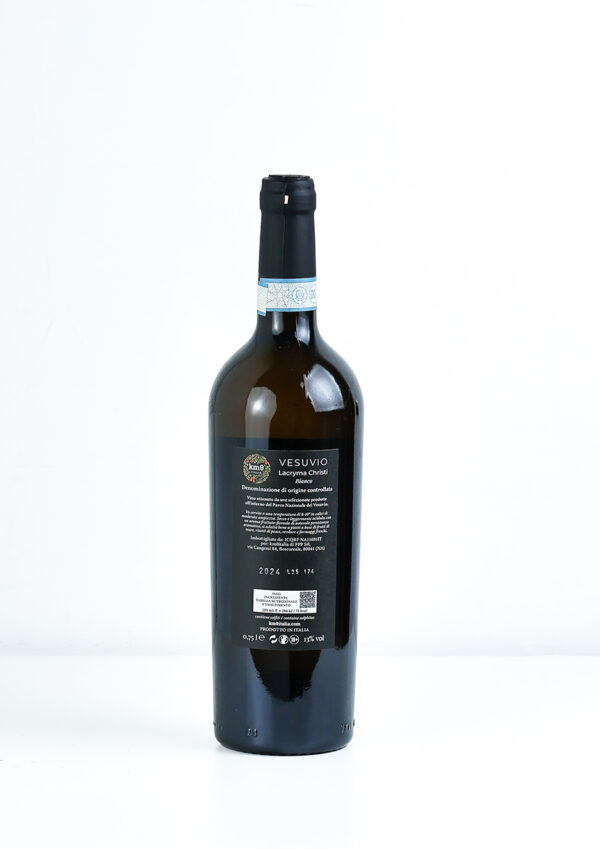 Bottiglia di vino Lacryma Christi del Vesuvio Bianco campano