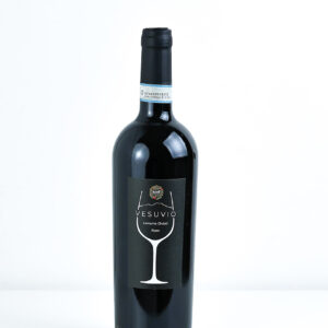 Bottiglia di vino Lacryma Christi del Vesuvio Rosso campano