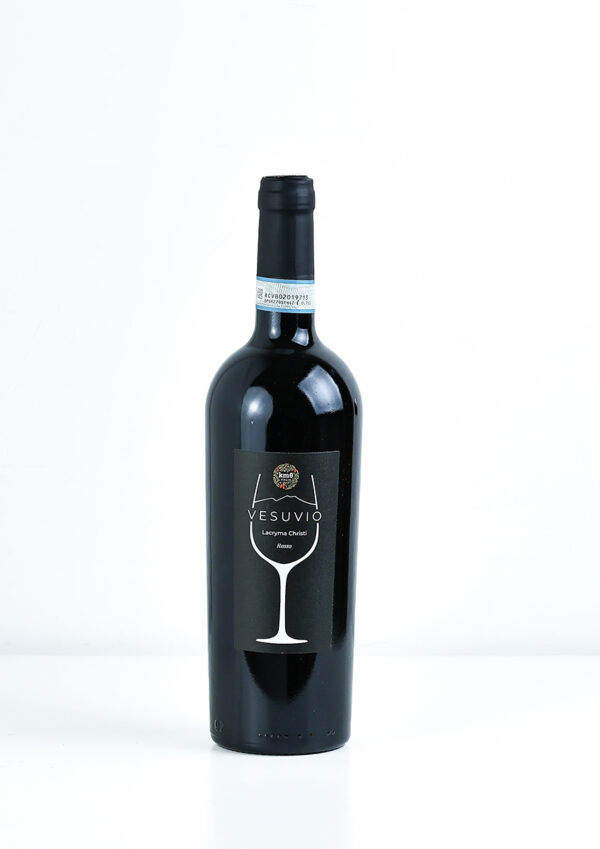 Bottiglia di vino Lacryma Christi del Vesuvio Rosso campano