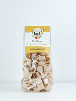 Mezzi Paccheri Rigati pasta artigianale campana trafilata al bronzo