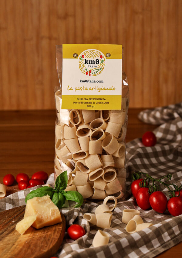 "Pasta Calamarata artigianale napoletana trafilata al bronzo"