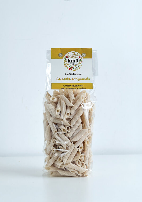 Penne Rigate pasta corta artigianale italiana trafilata al bronzo