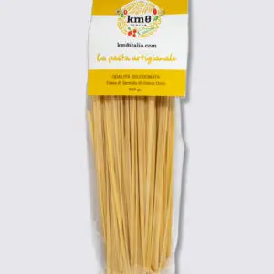 "Linguine artigianali trafilate al bronzo, pasta lunga per sughi di mare"