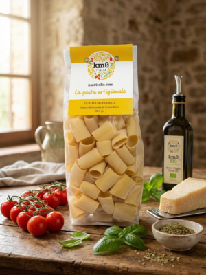 paccheri lisci pasta artigianale Km0italia di grano duro