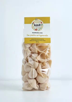 Conchiglioni artigianali Km0italia trafilati al bronzo pronti per ricette farcite e preparazioni al forno.