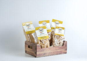 Cascetta degustazione con 5 pacchi di pasta artigianale campana trafilata al bronzo