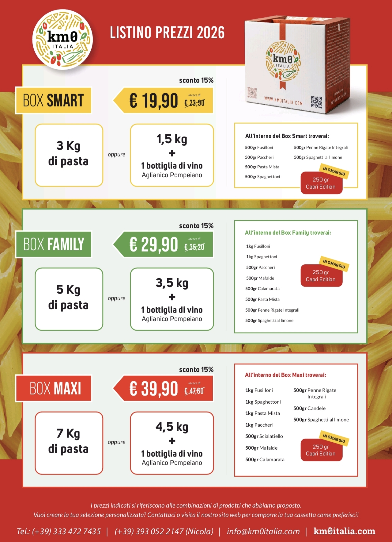 BoxPastaKm0italia